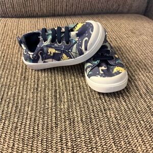 Kids Dinosaur Print Sneakers